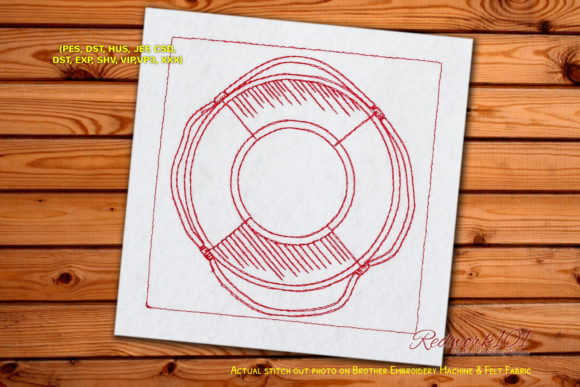Rescue Lifebelt Redwork Review