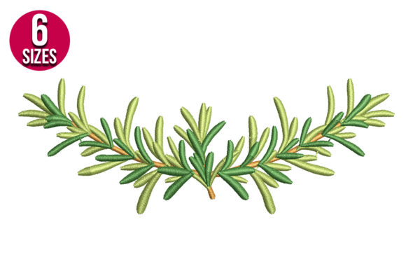 Rosemary Wreath Embroidery