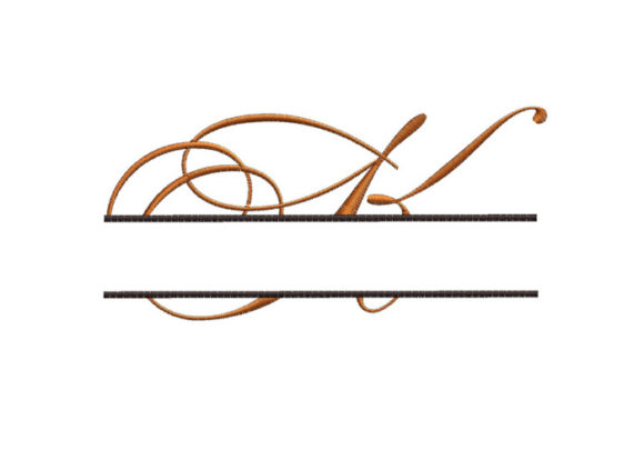 Split Monogram Font Letter K Review