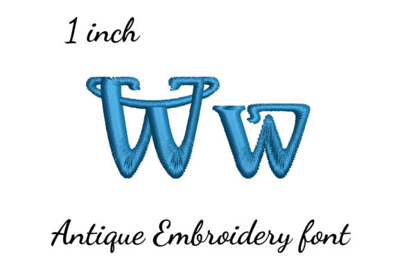 W Font Antique Review for Sweatshirt Design